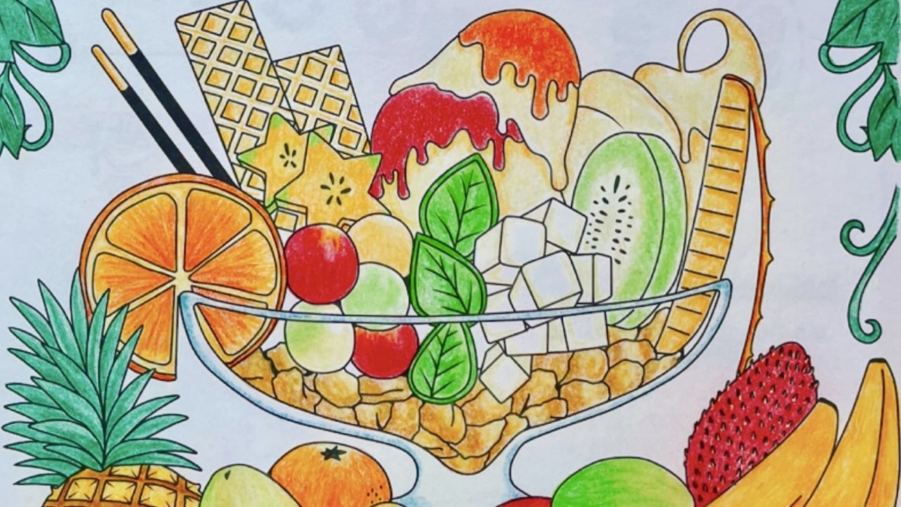 塗って学ぶ配色のコツ【塗り絵でまなぶ配色のきほん】元気で楽しい配色