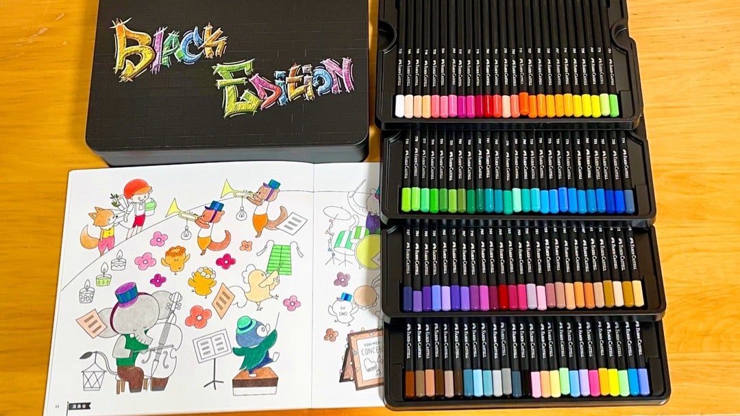 Faber-Castell 色鉛筆 ブラックエディション 36本入り缶 Amazon | Faber-Castell カラーペンシル ブラックエディション