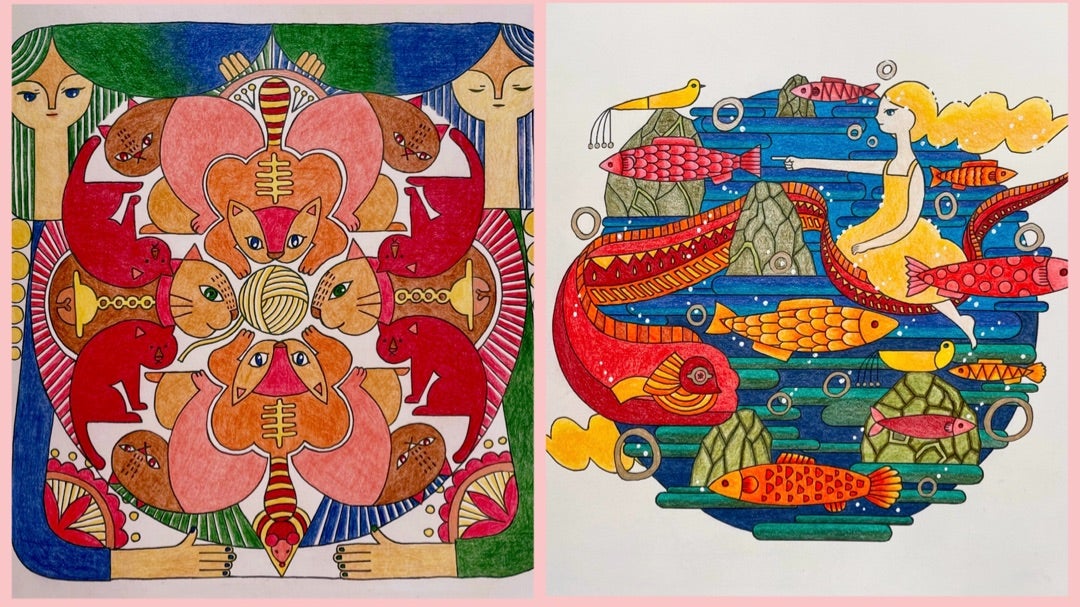 大野舞さんの詩からイメージして塗る【宇宙とつながるマンダラ塗り絵